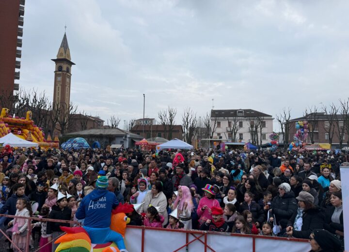 Un’esplosione di colori e sorrisi in Piazza Ceriana per il 20° Carnevale del Quartiere Cristo