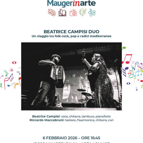 Musica come terapia: venerdì 6 febbraio il concerto del “Beatrice Campisi Duo”