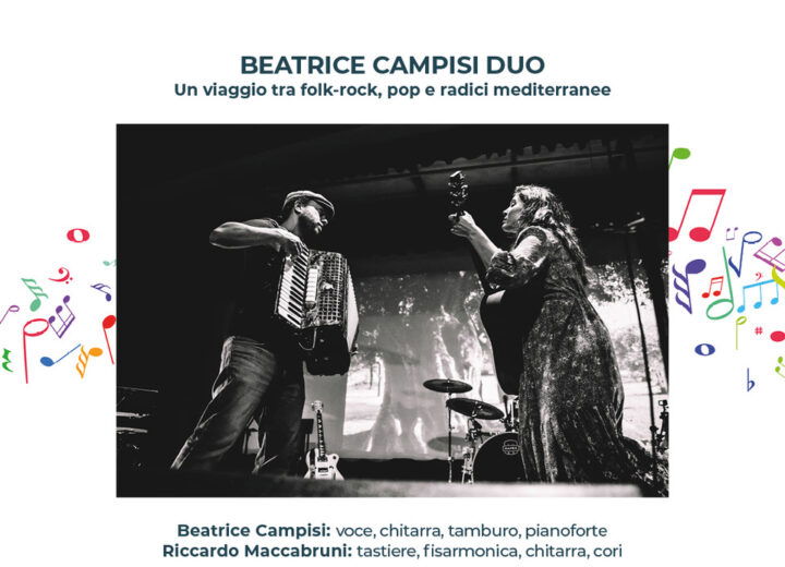 Musica come terapia: venerdì 6 febbraio il concerto del “Beatrice Campisi Duo”