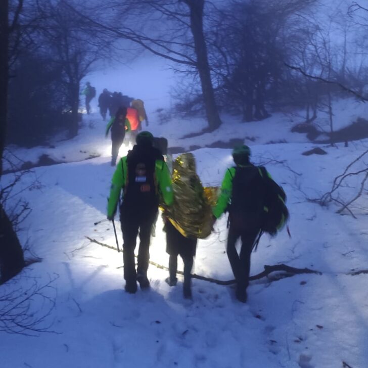 Portato in salvo il gruppo di Scout bloccato sul Giarolo