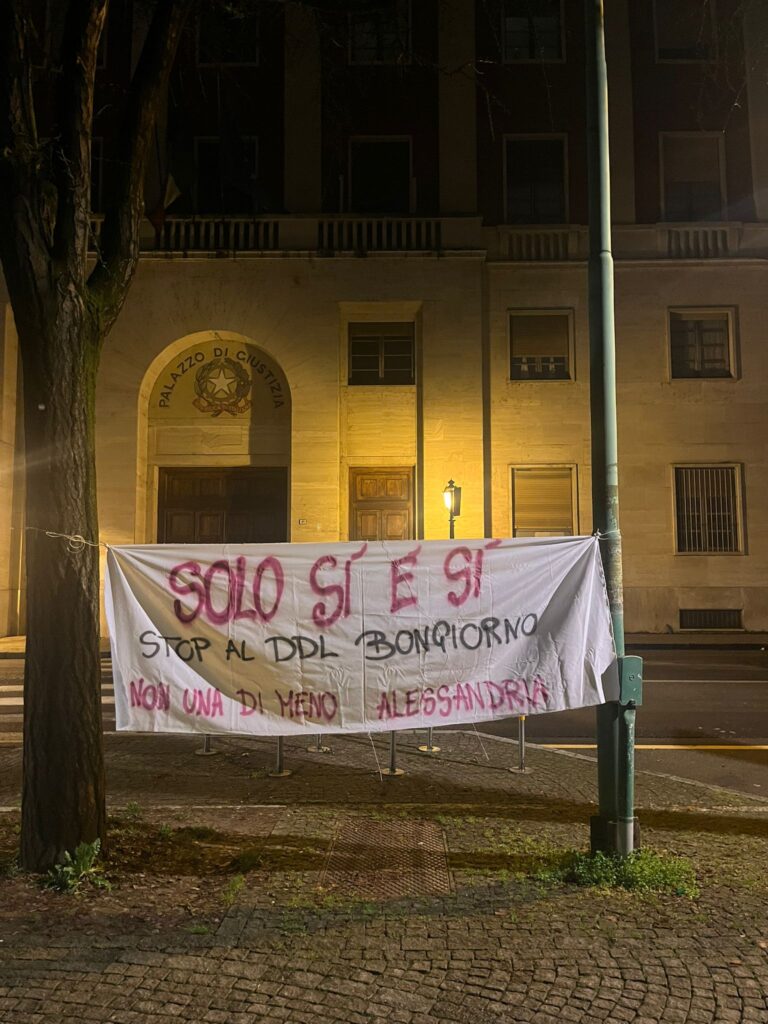 Protesta non una di meno alessandria