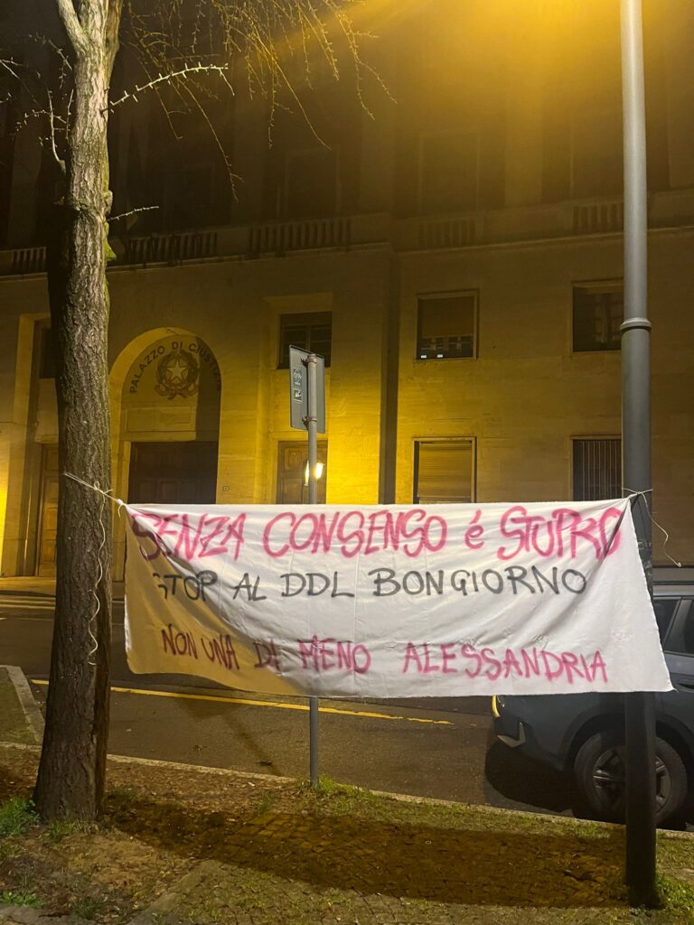 Protesta non una di meno alessandria