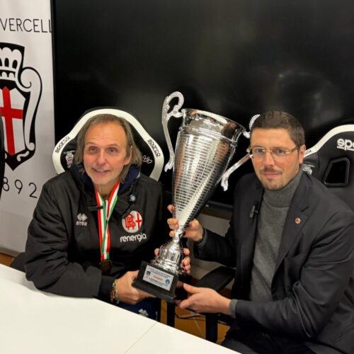 I Grigi alzano la Coppa, presidente Barani: “Enorme gioia per i tifosi, un trofeo inaspettato”