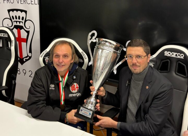I Grigi alzano la Coppa, presidente Barani: “Enorme gioia per i tifosi, un trofeo inaspettato”