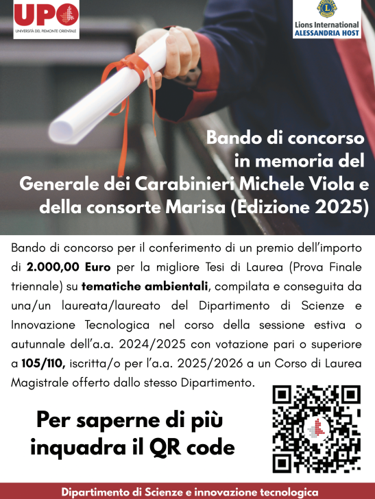 Il Lions Club Alessandria Host istituisce borsa di studio in ricordo di Michele e Marisa Viola