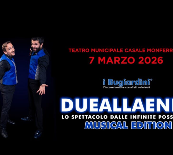 A Casale arriva “Duealleenne – Musical Edition”: improvvisazione e musica per sostenere AttivaMente