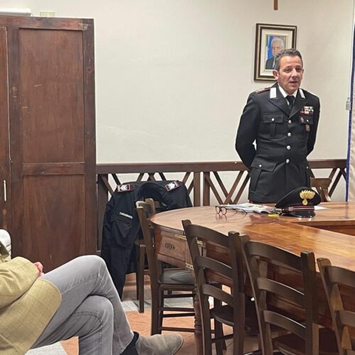 A Montecastello incontro anti-truffe con il Brigadiere Capo dei Carabinieri di Bassignana Andrea Zucconi