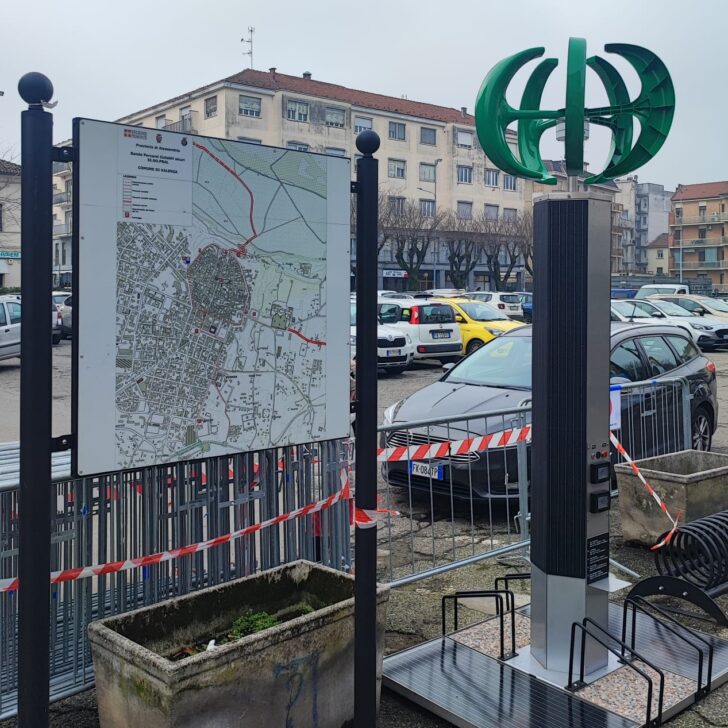 A Valenza due colonnine per la ricarica elettrica