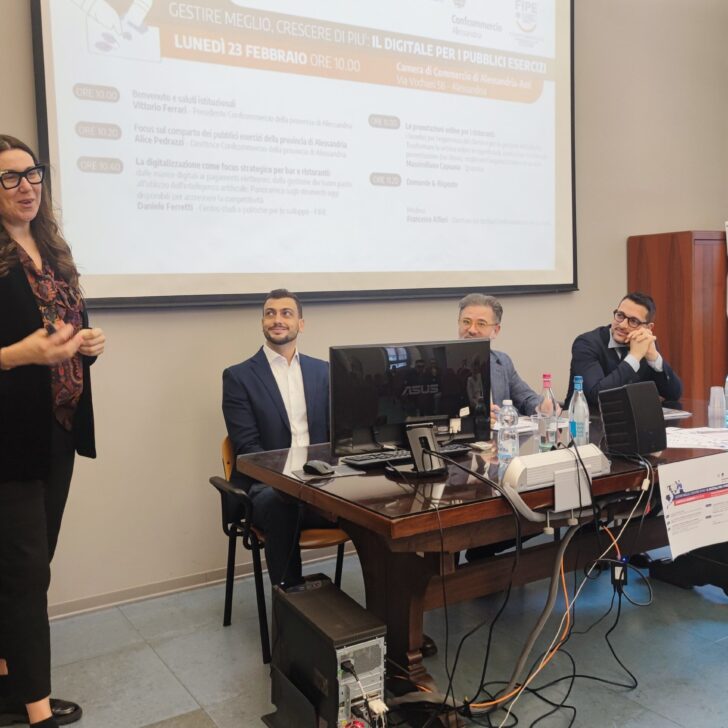 Ristorazione e digitale: ad Alessandria il workshop di Confcommercio per crescere nel mercato che cambia