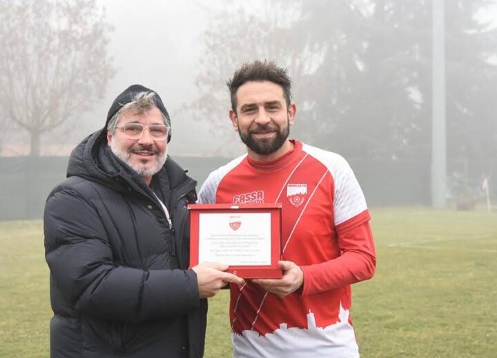 500 presenze e una doppietta per il bomber del Moncalvo Daniele Vetri: “Il calcio è passione”