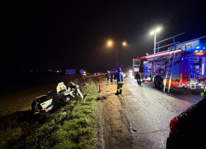 Tamponamento lungo la strada tra Castelceriolo e Spinetta: un’auto fuori strada