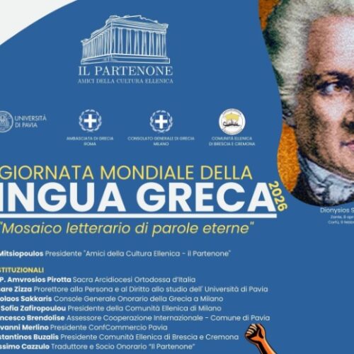 A Pavia l’omaggio alle “parole eterne” della cultura ellenica nella Giornata Mondiale della Lingua Greca