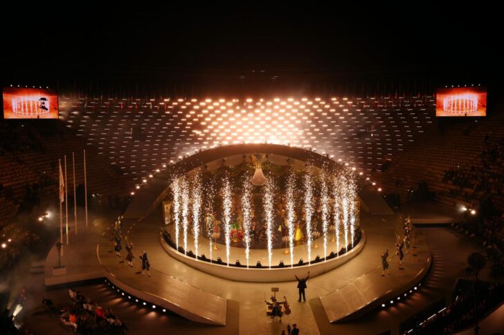 All’Arena di Verona la cerimonia di chiusura delle Olimpiadi Invernali