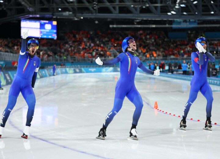 Olimpiadi: vent’anni dopo Italia ancora d’oro nell’inseguimento a squadre del pattinaggio di velocità