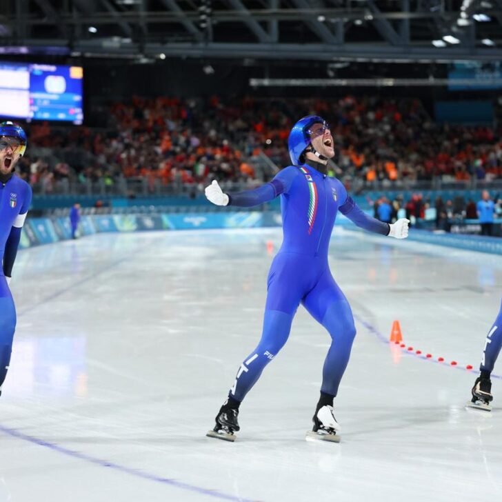 Olimpiadi: vent’anni dopo Italia ancora d’oro nell’inseguimento a squadre del pattinaggio di velocità
