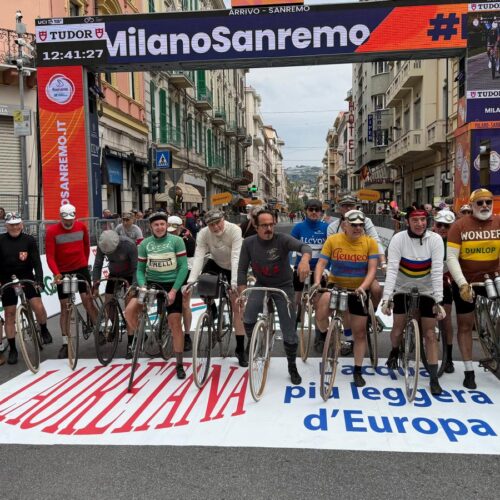 Milano-Sanremo Storica, l’arrivo a Sanremo con bici d’epoca e memoria della Classicissima