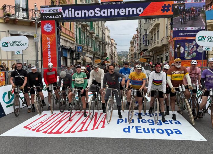 Milano-Sanremo Storica, l’arrivo a Sanremo con bici d’epoca e memoria della Classicissima