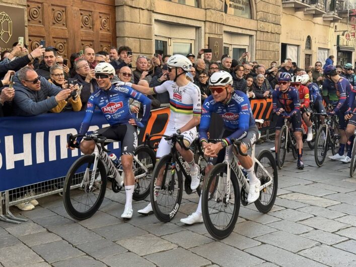 Con la Milano-Sanremo il grande ciclismo racconta il territorio pavese