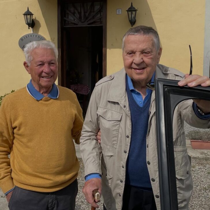 Il ragazzo di campagna torna nel Pavese: Pozzetto al ristorante “Il Pilota”