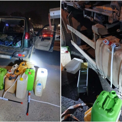 Sorpresi a rubare carburante dai tir in zona D4: arrestati due giovani