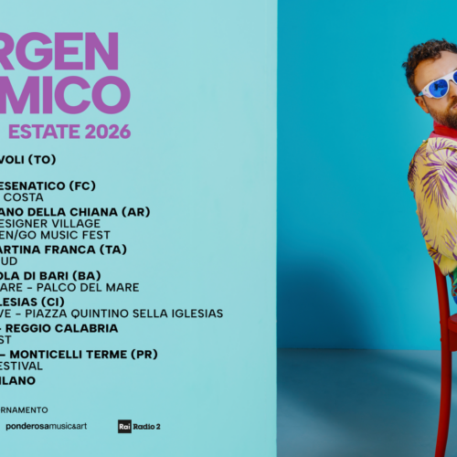 Dargen D’Amico annuncia le date del nuovo tour