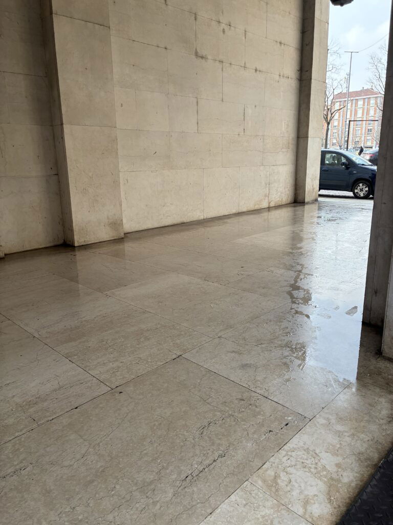 Pulizia spazi ex Banca d'Italia