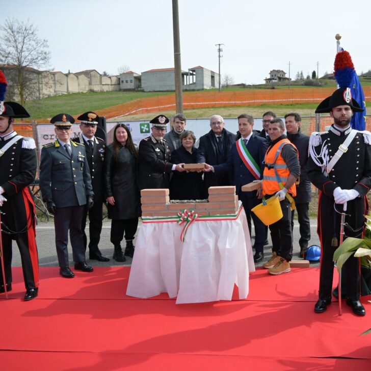 Posa della prima pietra per la nuova Caserma dei Carabinieri Forestali