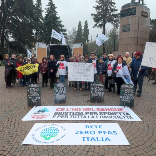 Presidio prima del processo Solvay: “Siamo davanti a un disastro ambientale e sanitario”