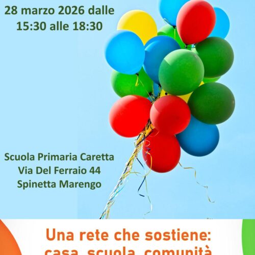 Una rete a sostegno di casa, scuola e comunità: sabato la festa a Spinetta