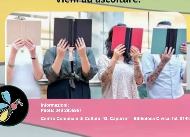 Settimana Blu: la biblioteca di Novi diventa “umana”. Per un pomeriggio le storie si incontrano e non si leggono