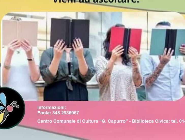 Settimana Blu: la biblioteca di Novi diventa “umana”. Per un pomeriggio le storie si incontrano e non si leggono