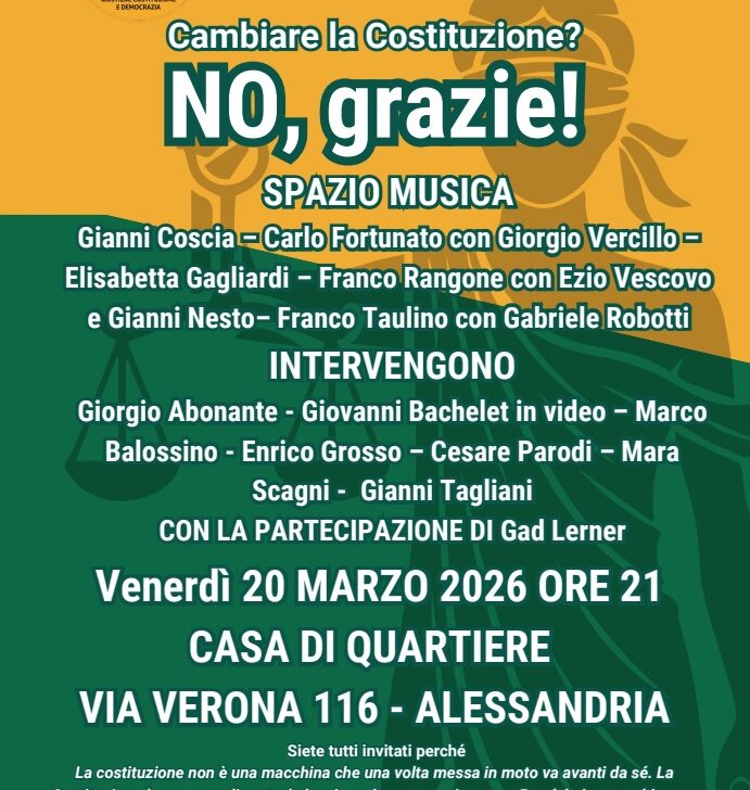 Referendum Giustizia: venerdì alla Casa di Quartiere Alessandria serata di chiusura della campagna per il No