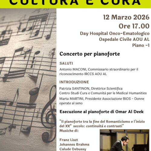 Al Day Hospital Onco ematologico il concerto del pianista Omar Al Deek