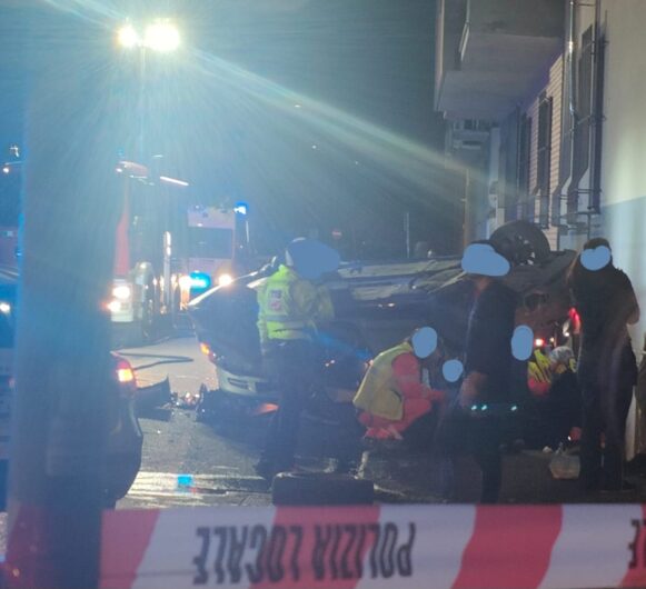 Incidente tra via Wagner e via Pacinotti ad Alessandria: un’auto ribaltata e due persone ferite