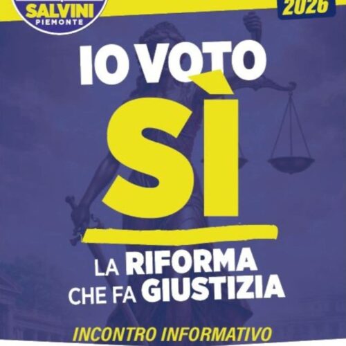 Referendum Giustizia: incontro della Lega a Tortona per il Sì con Molinari e il sindaco Chiodi