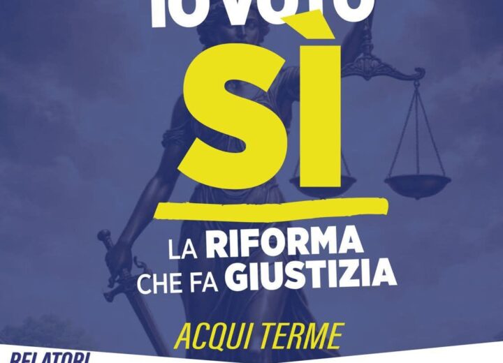 Referendum Giustizia: ad Acqui incontro della Lega per il Sì con gli Onorevoli Molinari e Pettazzi