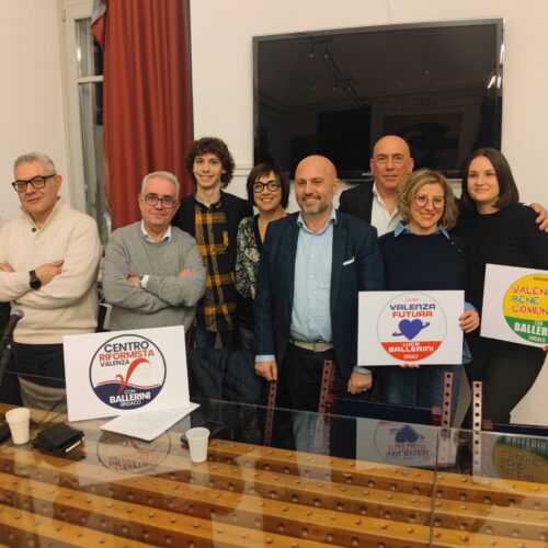 Elezioni, Ballerini si candida con i centristi e liste civiche: “Non contro qualcuno ma per il futuro di Valenza”