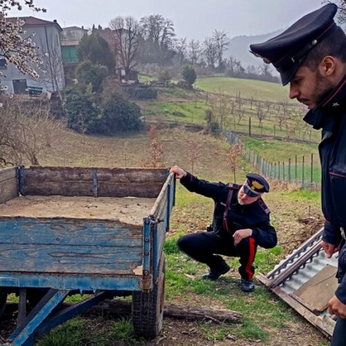 Furto di attrezzi e mezzi agricoli. Denunciato un uomo a Borgoratto Mormorolo e recuperata refurtiva