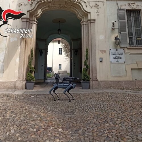 Zaino sospetto durante la Milano–Sanremo a Pavia: intervengono gli artificieri con il robot “Saetta”