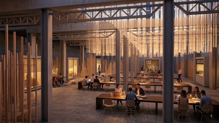 Casette a forma di cubo e spazi comuni tra wi-fi e bar: una visione del futuro Mercato Coperto di Valenza
