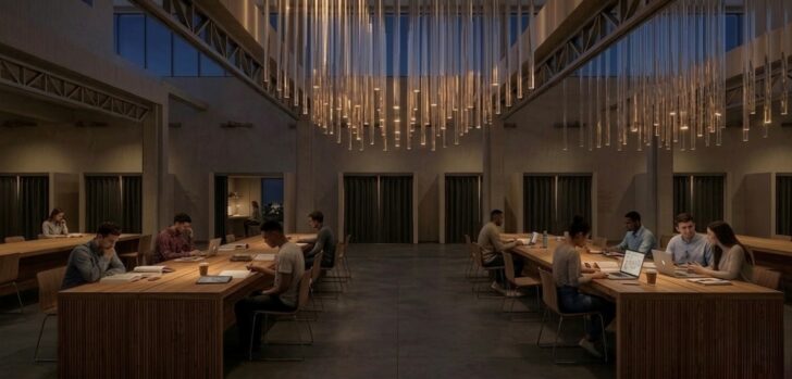 Casette a forma di cubo e spazi comuni tra wi-fi e bar: una visione del futuro Mercato Coperto di Valenza