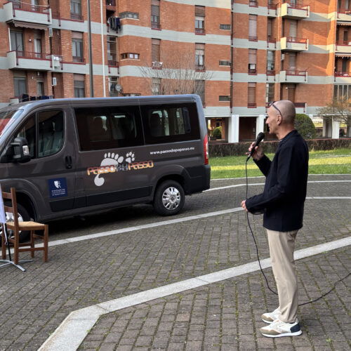 Inaugurato il pulmino dell’associazione PASSOdopoPASSO
