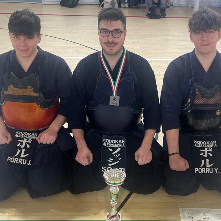 Kendo: Accademia Kodokan sugli scudi. Sozzi vicecampione italiano e Yuri Porru giovane più combattivo