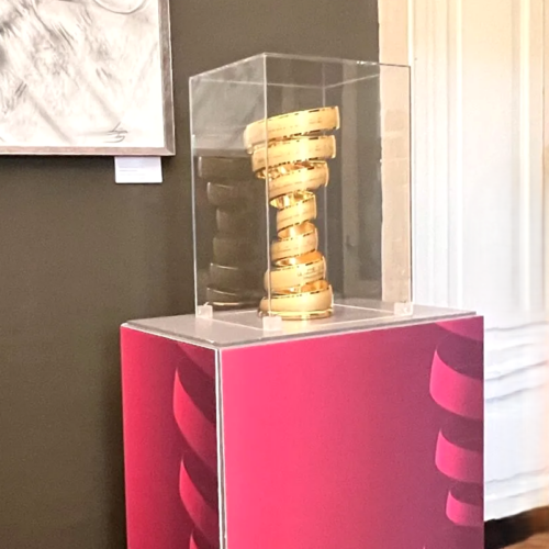Il “Trofeo senza fine” del Giro d’Italia in mostra questo sabato a Palatium Vetus