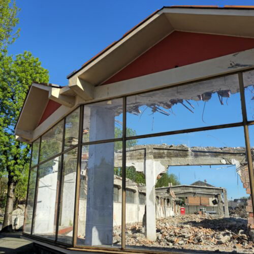 Sulle macerie dell’ex concessionario Cavanna il nuovo Eurospin di via Moccagatta