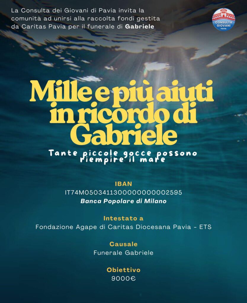 Raccolta fondi Gabriele Pavia