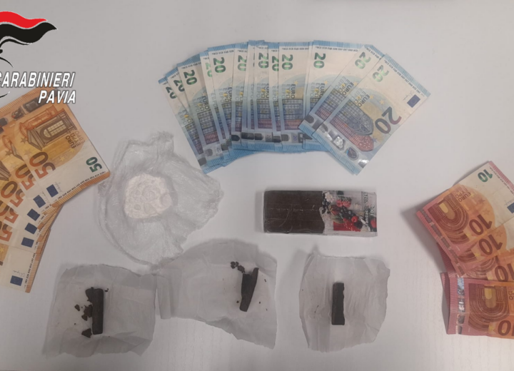 Sorpresi nei boschi di Landriano con cocaina e hashish: arrestati due giovani