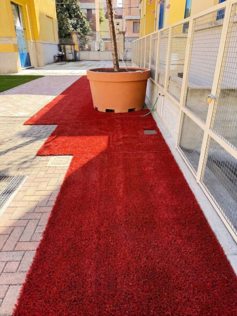 Cortile basket scuole valenza rendering nuovo