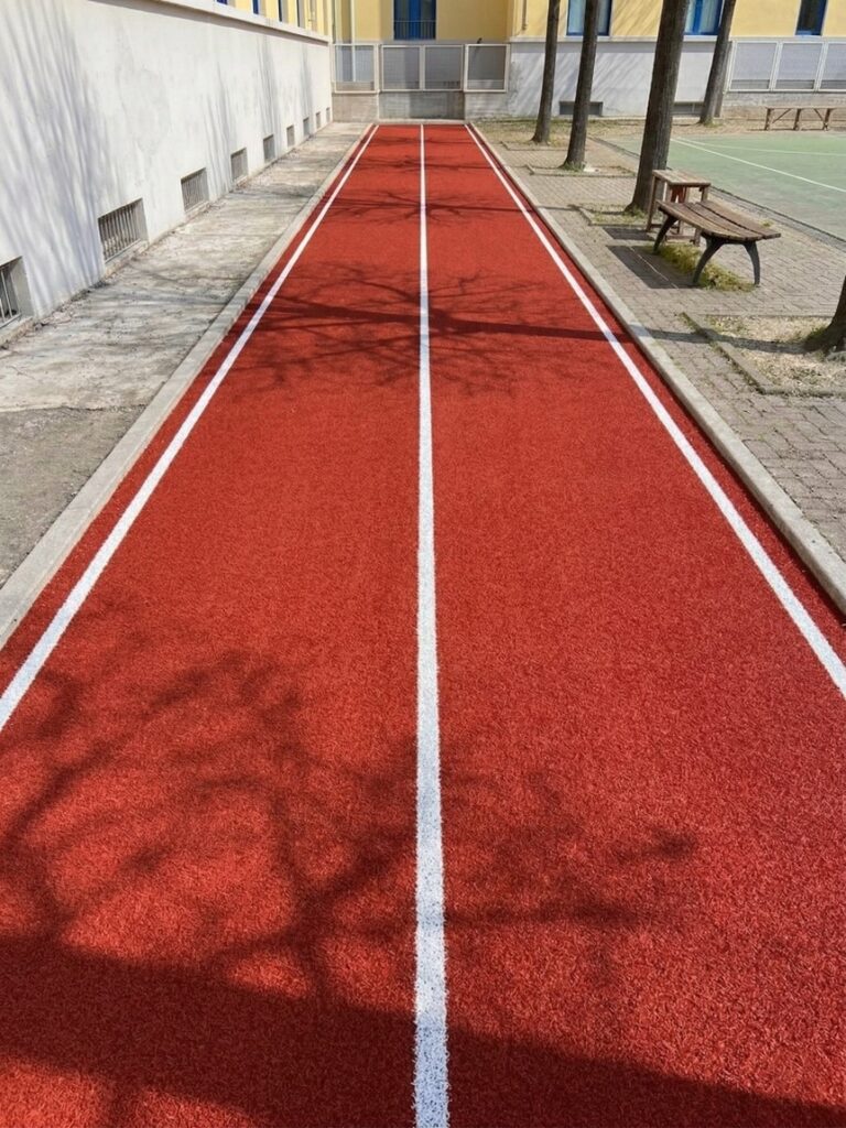 Cortile basket scuole valenza rendering nuovo