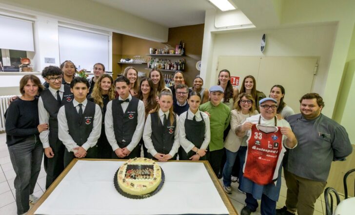 Alla scuola alberghiera Santachiara la cena di fine stagione della BCC Derthona Basket